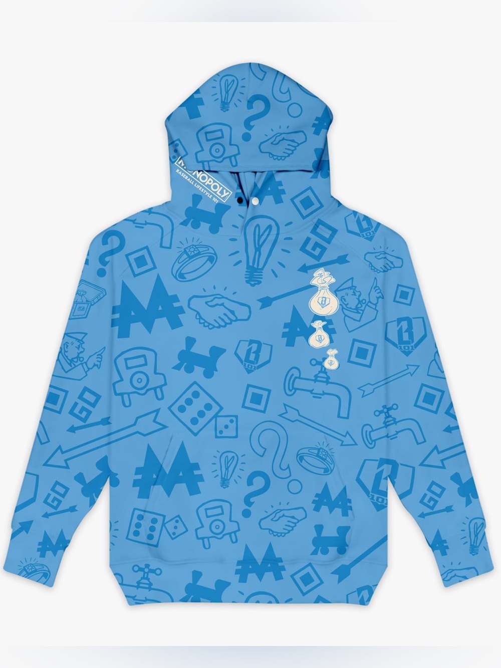 NWT Men’s Baseball Lifestyle 101 x Monopoly Grand Slam Collector Hoodie (Medium)